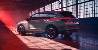 Urban Gray Pearl色Acura MDX Type S Advance 3/4後方視角 Urban Gray Pearl色Acura MDX Type S Advance 3/4後方視角