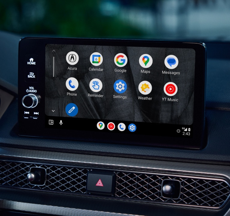 2026 Acura Integra配備智慧連線Android Auto整合系統。