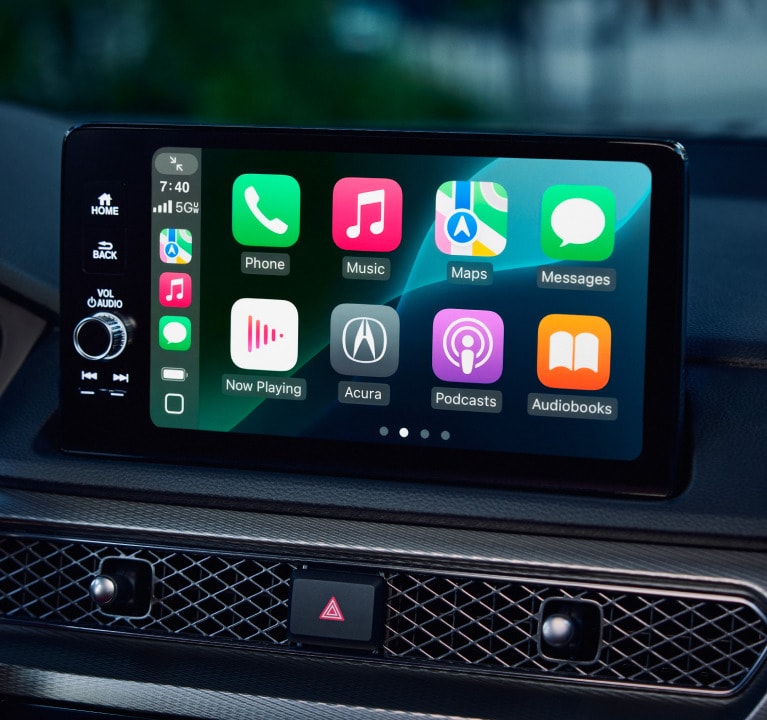 2026 Acura Integra配備智慧連線Apple CarPlay整合系統。