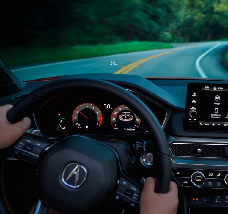 2026 Acura Integra配備抬頭顯示器。