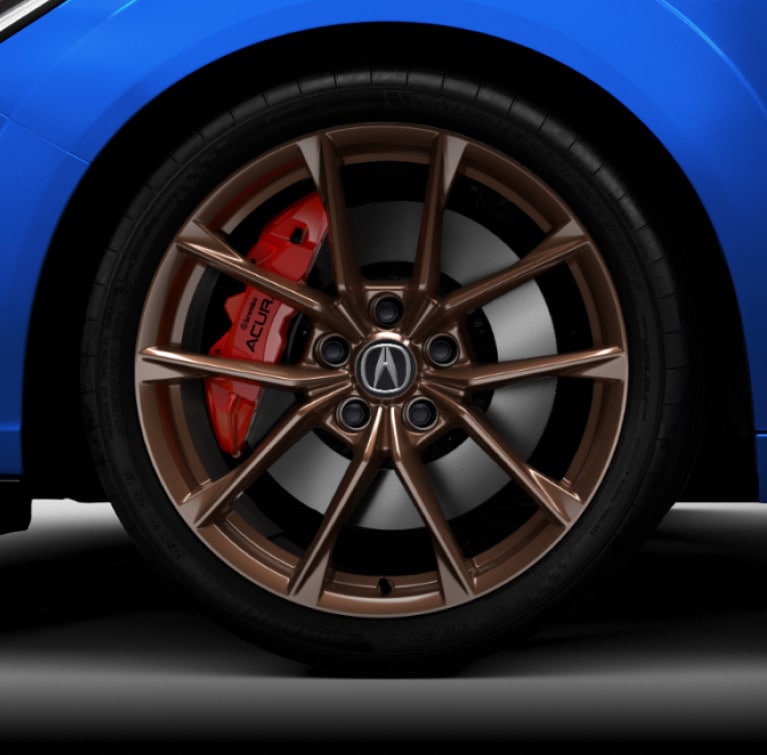 2026 Acura Integra配備19吋輕量Copper色飾面輪圈配件。