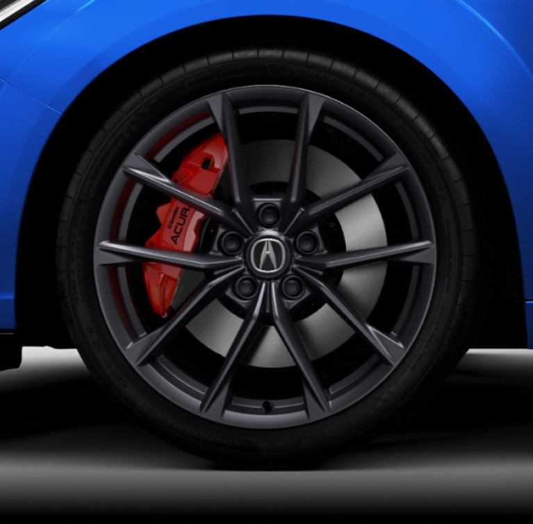 2026 Acura Integra配備19吋輕量Shark Gray色輪圈配件。