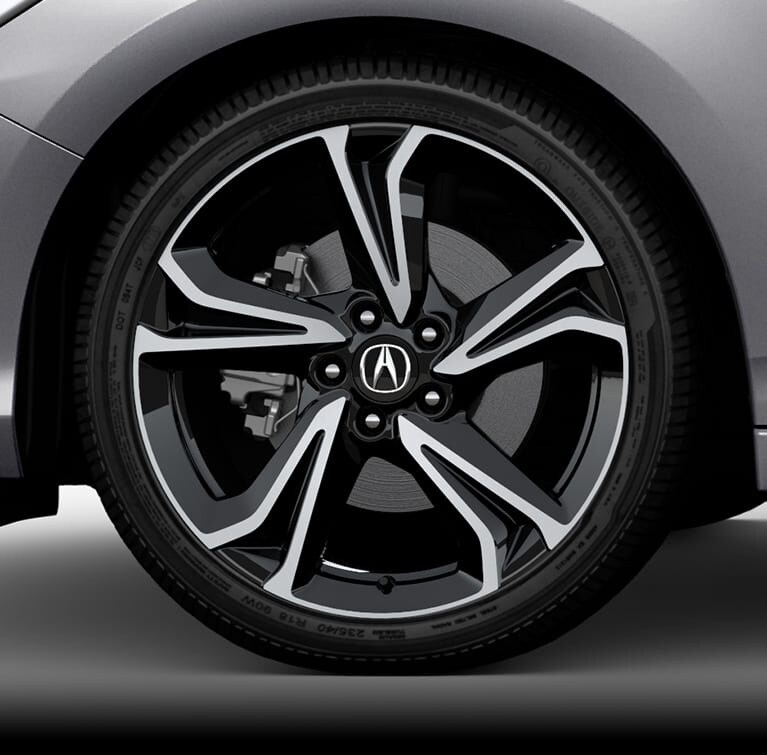 2026 Acura Integra配備19吋Glint Black色配件。