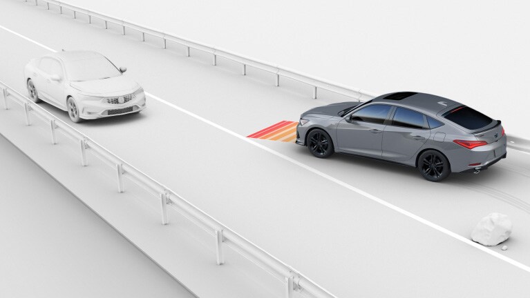 2026 Acura Integra配備碰撞後制動系統。