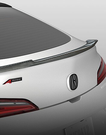2026 Acura Integra碳纖維尾門擾流板配件。
