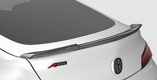 2026 Acura Integra碳纖維尾門擾流板配件。