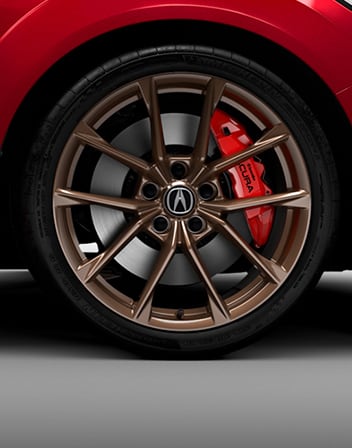 2026 Acura Integra Type S 19吋Copper色飾面輪圈配件。