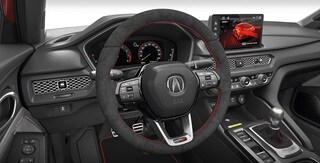 2026 Acura Integra Type S Alcantara方向盤配件。