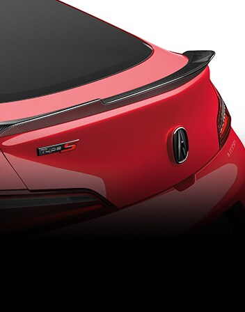 2026 Acura Integra Type S碳纖維尾門擾流板配件。