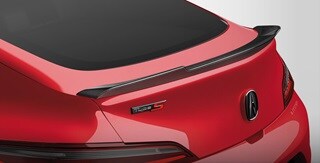 2026 Acura Integra Type S碳纖維尾門擾流板配件。