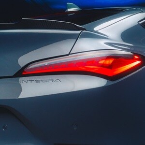 2026 Acura Integra尾燈細節。 2026 Acura Integra尾燈細節。