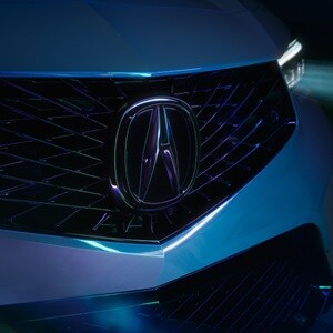 2026 Acura Integra鑽石五角格柵細節。 2026 Acura Integra鑽石五角格柵細節。