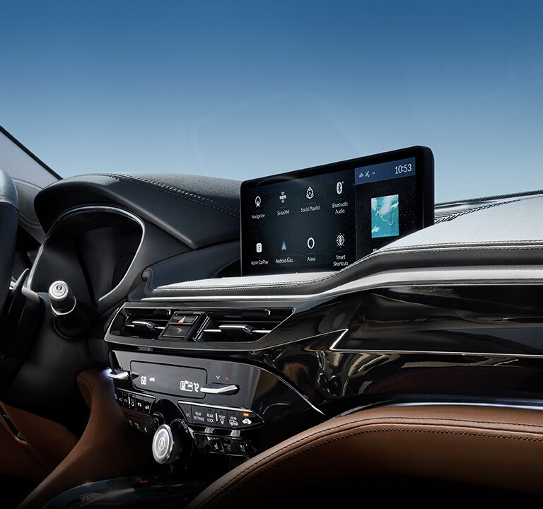 2022 Acura MDX高解析度中央顯示螢幕闔起