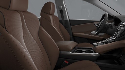 Acura 2026 RDX SH-AWD搭載先進組合與Espresso色內裝，展示頭等艙座椅