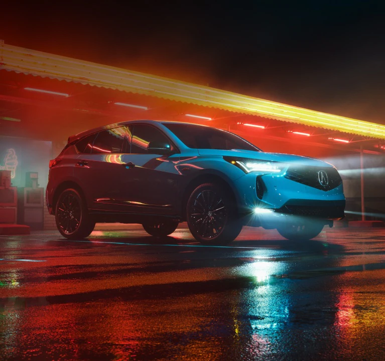 Acura 2026 RDX A-Spec採用Gloss black色調裝飾和多輻條20吋Shark Gray色合金輪圈 Acura 2026 RDX A-Spec採用Gloss black色調裝飾和多輻條20吋Shark Gray色合金輪圈