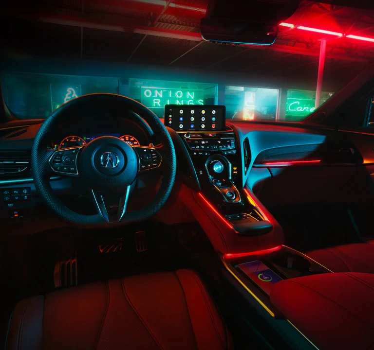 Acura 2026 RDX配備Iconic Drive™環境車廂照明燈 Acura 2026 RDX配備Iconic Drive™環境車廂照明燈
