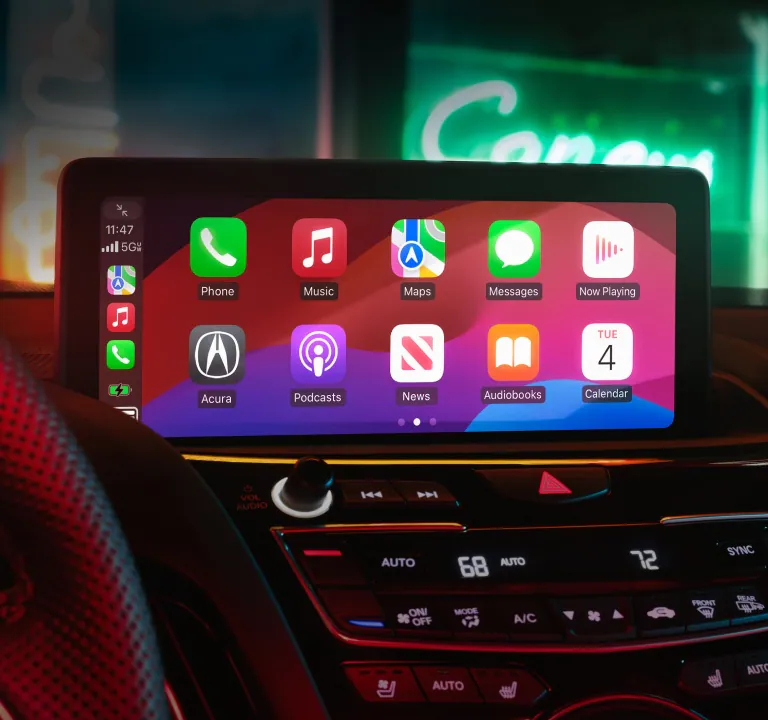 Acura 2026 RDX無線Apple CarPlay®整合 Acura 2026 RDX無線Apple CarPlay®整合
