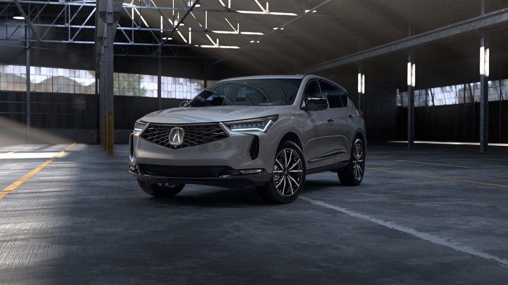 Urban Gray Pearl色2026 Acura RDX A-Spec的外觀視角