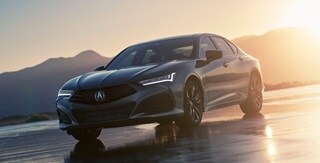 Liquid Carbon Metallic色2025 Acura TLX科技組合的Jewel Eye® LED車頭燈。 Liquid Carbon Metallic色2025 Acura TLX科技組合的Jewel Eye® LED車頭燈。