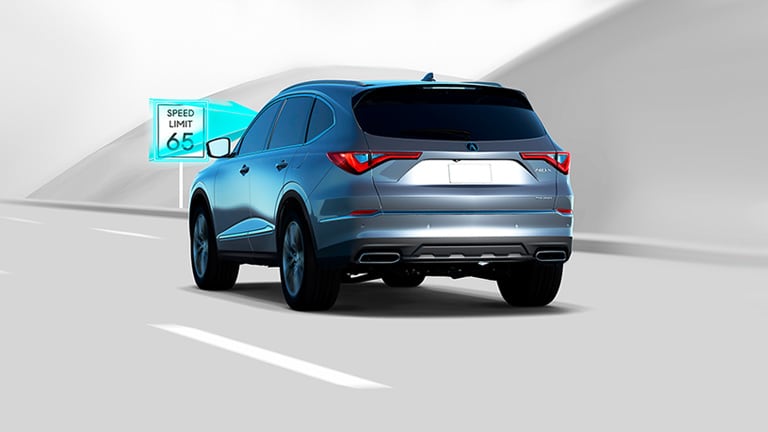 2022 Acura MDX交通標誌識別系統